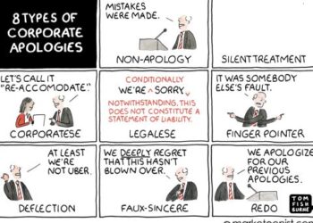 8 kiểu xin lỗi trong khủng khoảng