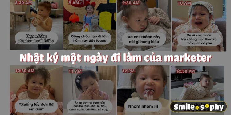 Một ngày đi làm của nhân viên Marketing