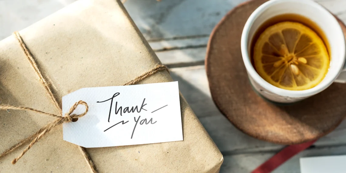 Lời cảm ơn chân thành cho thấy khách hàng được trân trọng như một cá nhân thực sự