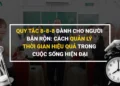 Quy tắc 8-8-8 quản lý thời gian cho người bận rộn