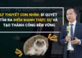 Lý thuyết Con Nhím với ba vòng tròn giao nhau thể hiện đam mê, năng lực và nhu cầu xã hội.