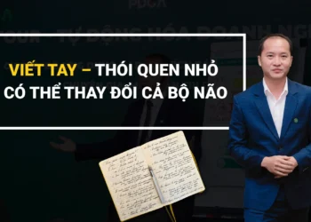 Thói quen viết tay giúp phát triển tư duy