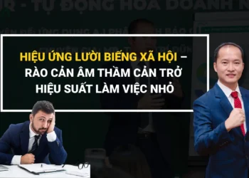 Hiệu ứng lười biếng xã hội khiến hiệu suất làm việc nhóm suy giảm dù số lượng thành viên tăng lên.