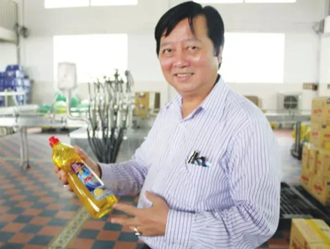 Ông Lương Vạn Vinh người sáng lập thương hiệu nước rửa chén Mỹ Hảo tại Việt Nam