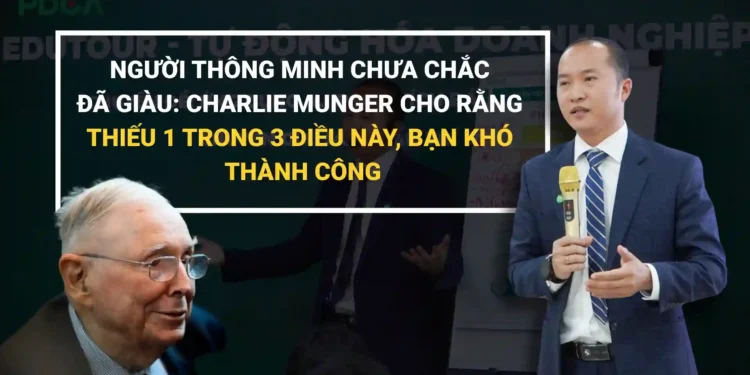 Triết lý thành công của Charlie Munger: học hỏi liên tục, bình tĩnh và nguyên tắc rõ ràng.