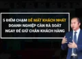Minh họa hành trình khách hàng với các điểm chạm quan trọng trong kinh doanh