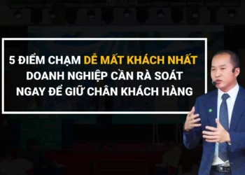 Minh họa hành trình khách hàng với các điểm chạm quan trọng trong kinh doanh