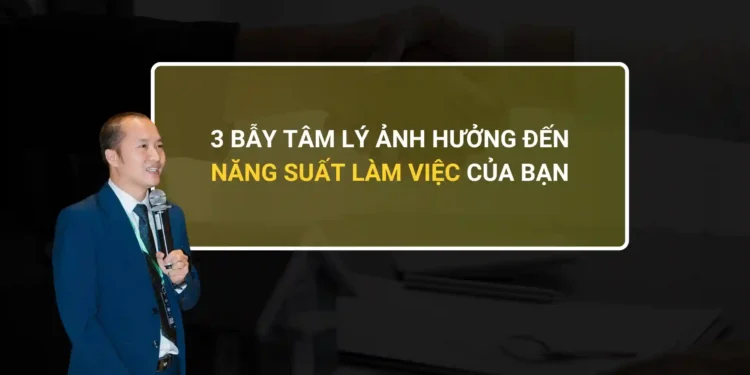 Nhân viên văn phòng căng thẳng trước laptop vì quá tải công việc và mất tập trung